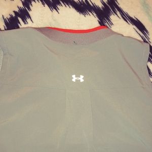 Pre-Loved under armour baby doll dress gray size medium